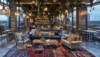 The Nest at Treehouse, a bar with comfortable seating