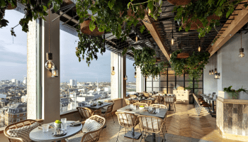 Madera restaurant with wonderful views over London