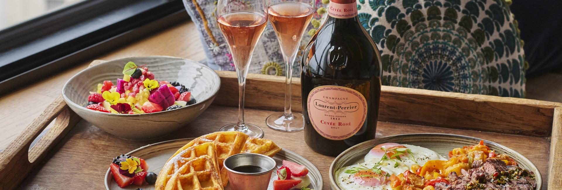 Champagne breakfast with Laurent Perrier 